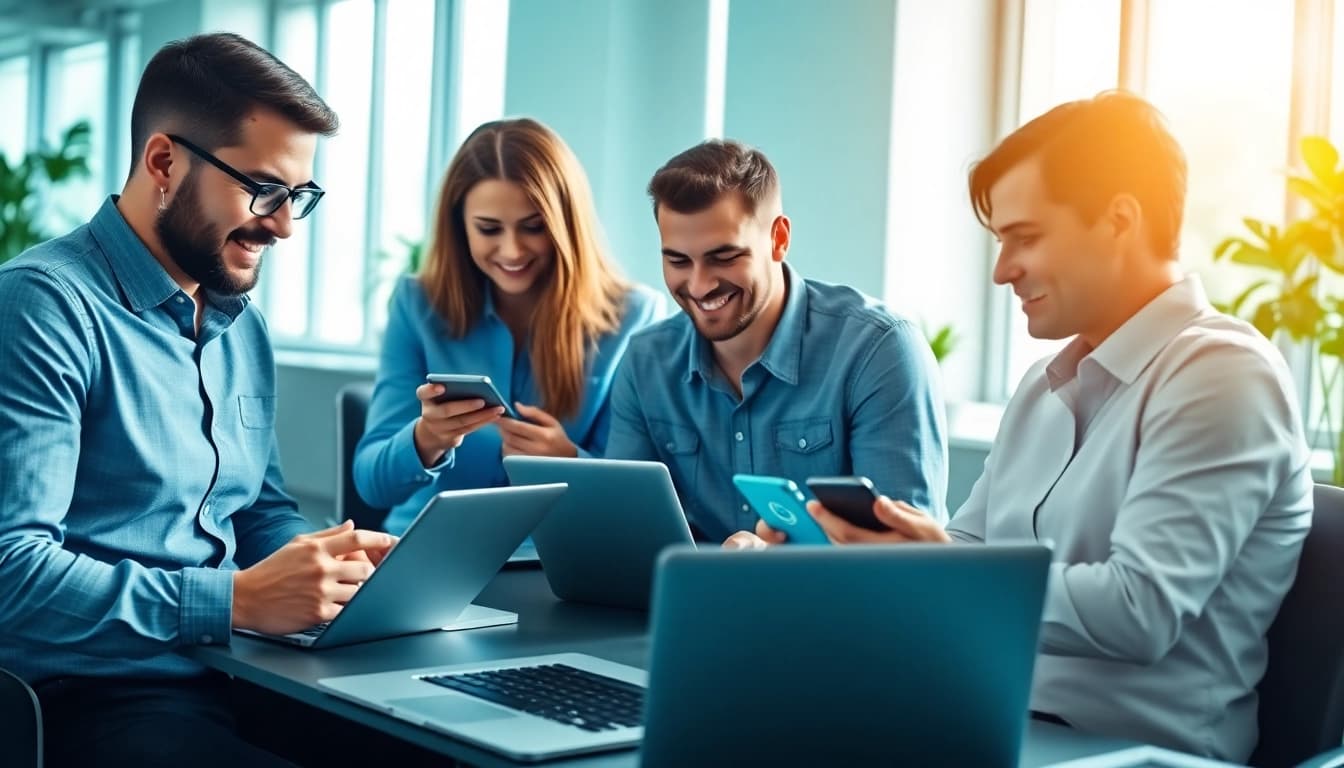 Utilize WhatsApp Business CRM for effective communication and collaboration in a professional setting.