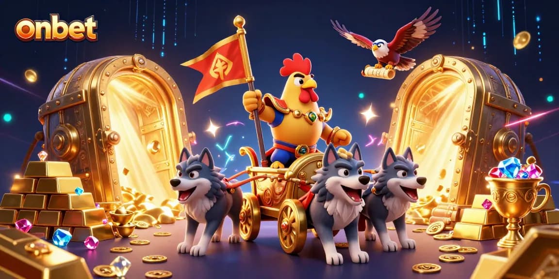 Experience high-stakes betting action with onbet featuring vibrant casino elements.
