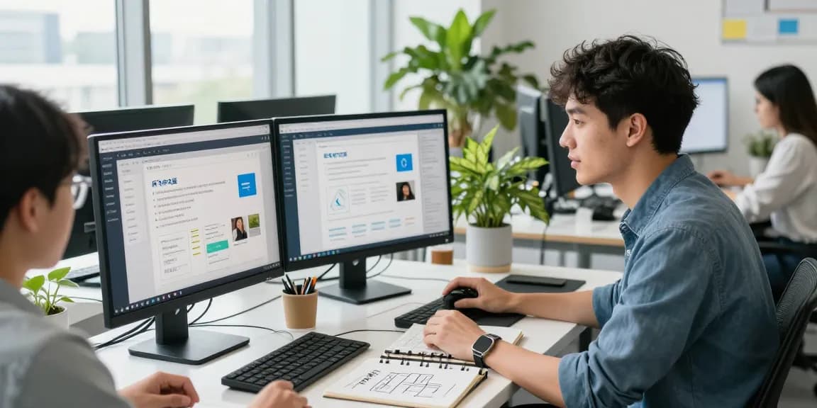 Explore efficient communication with the 纸飞机中文版 app in a modern workspace setting.