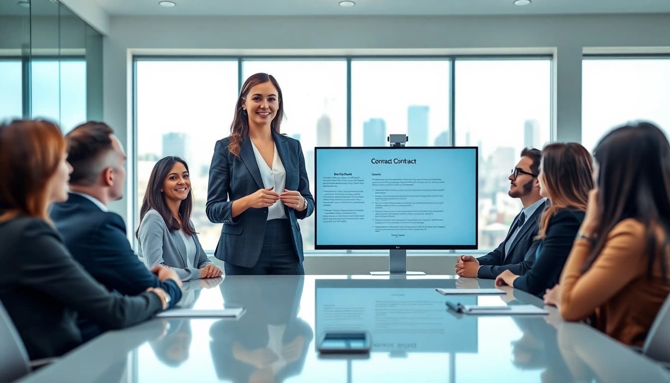 Streamlined contract management discussion showcasing expertise in Contract Management.