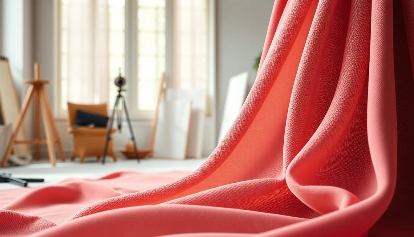 Punta di Roma stof exemplaart luxe en textuur in een stijlvolle ontwerpsetting.
