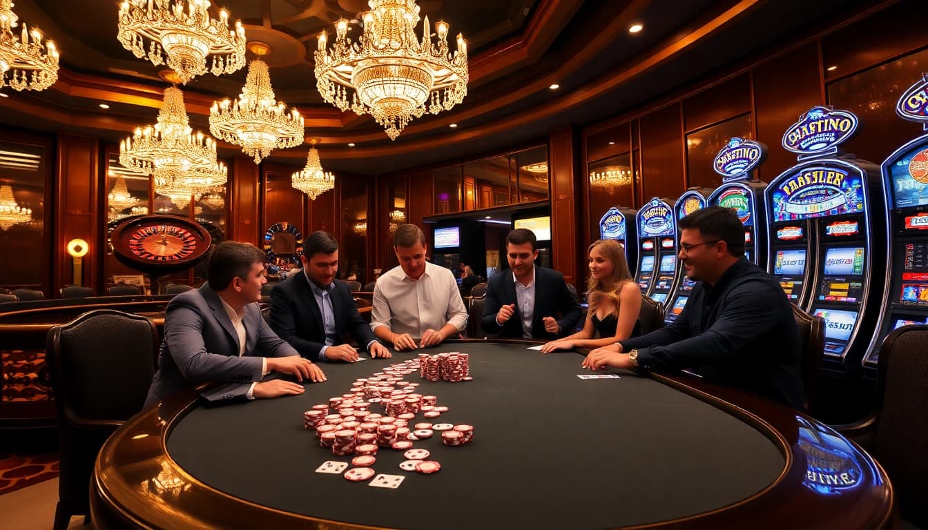 Vivez l'excitation du casino en ligne argent réel avec des jeux de poker passionnants et des machines à sous vibrantes.