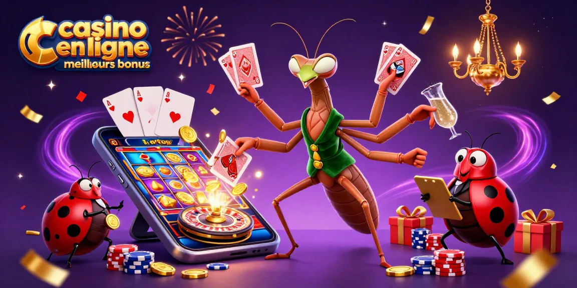Profitez des meilleurs bonus de casino en ligne tout en célébrant avec des personnages colorés.