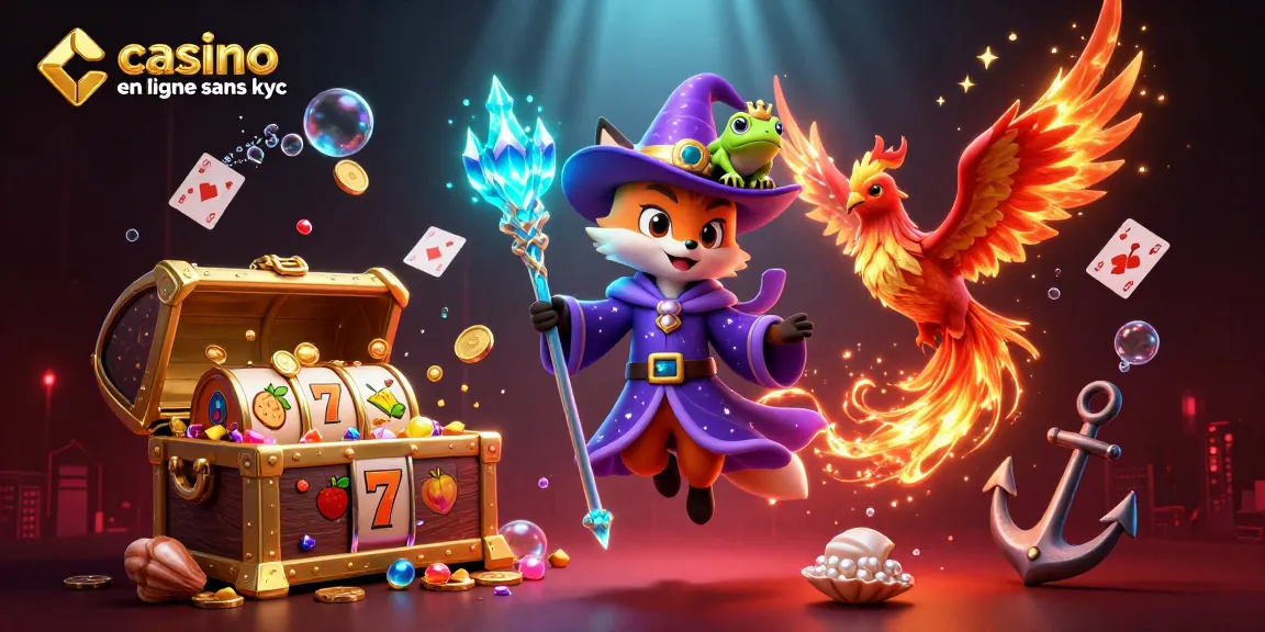 Vivez l'excitation du casino en ligne sans kyc avec des personnages vibrants et des éléments de jeu dynamiques.