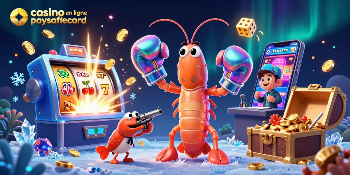 Profitez de l'excitation des jeux de casino en ligne paysafecard avec des éléments dynamiques et colorés.