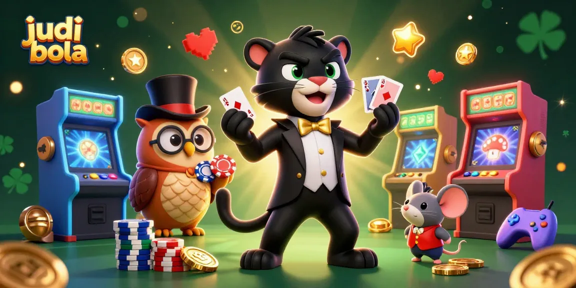 Engage in judi bola excitement with charming characters and vibrant casino elements.