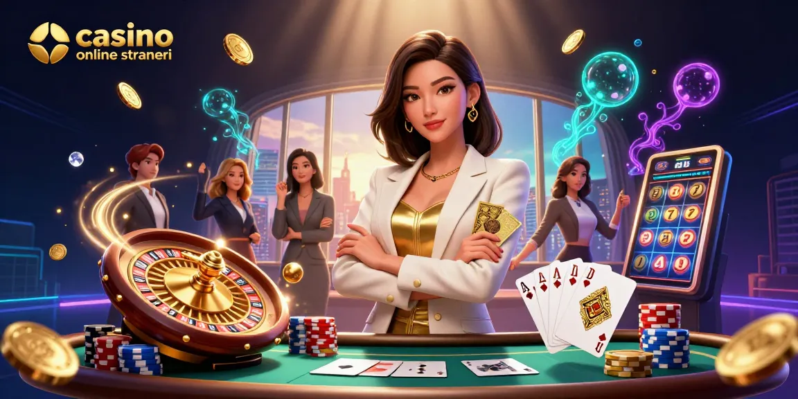 Partecipa a emozionanti casino online stranieri con una donna asiatica affascinante che mostra potenti abilità nel poker e momenti di vittoria.