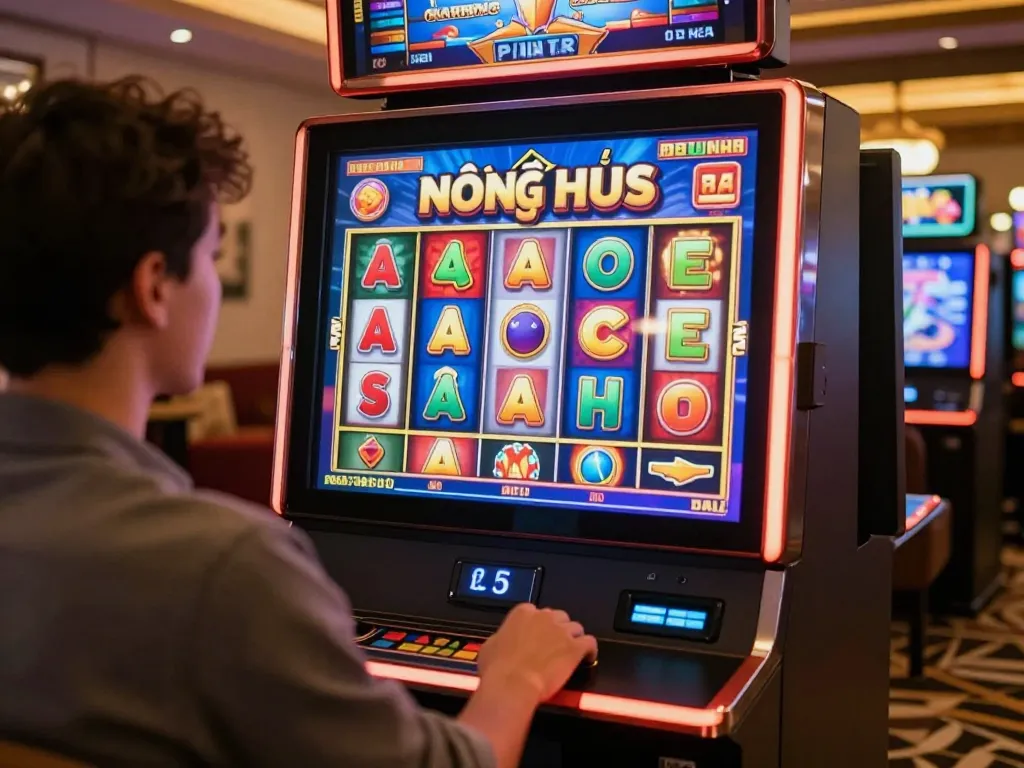 Engaging gameplay in nổ hũ slot game, showcasing excitement and strategy in an online casino.