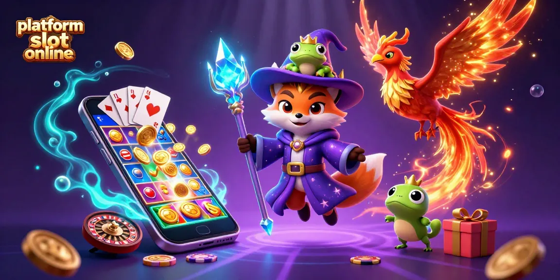 Experience excitement at the platform slot online with magical characters and dynamic casino game elements.
