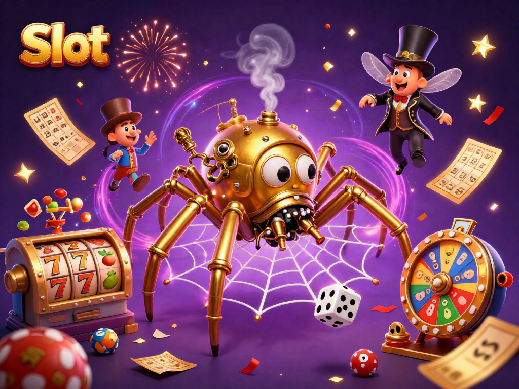 Experience thrilling Slot gameplay with colorful characters and dynamic elements.
