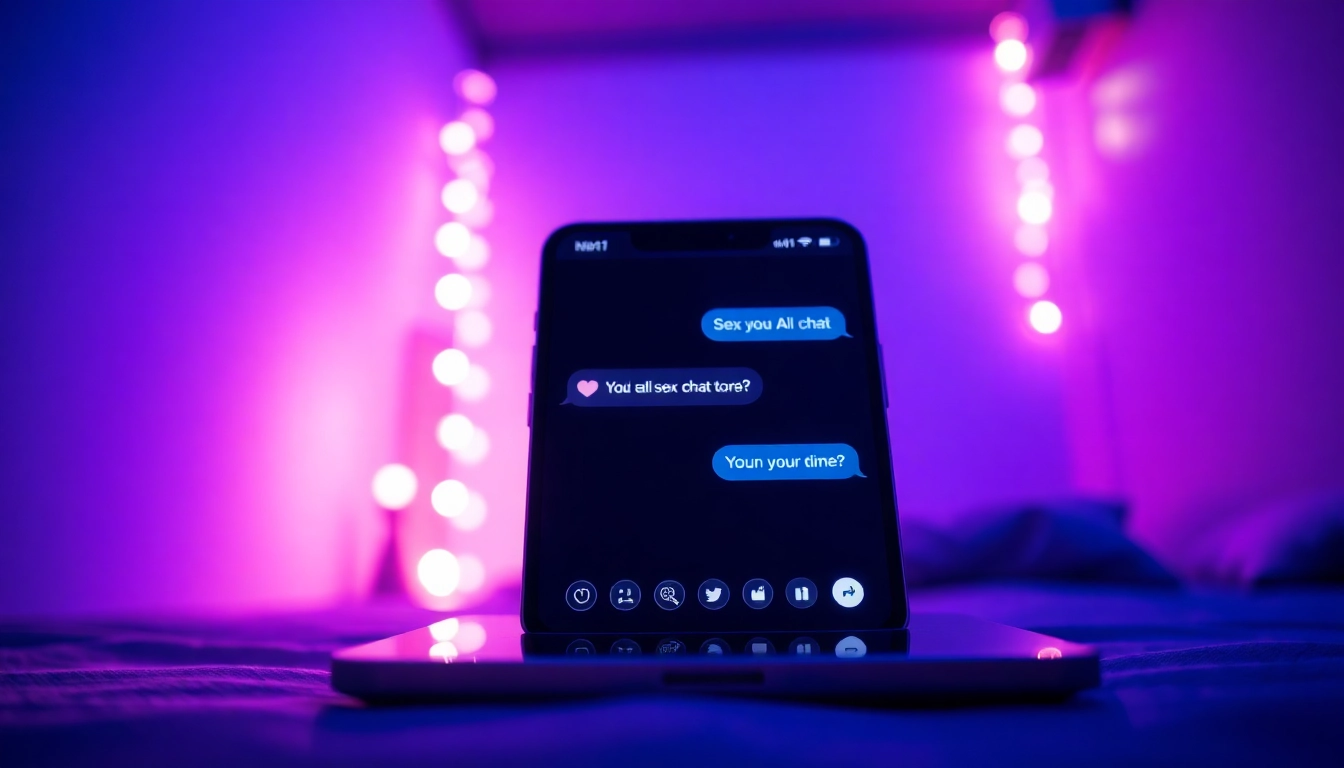 Engaging conversation screen showcasing sex AI chat in a modern, inviting digital interface.