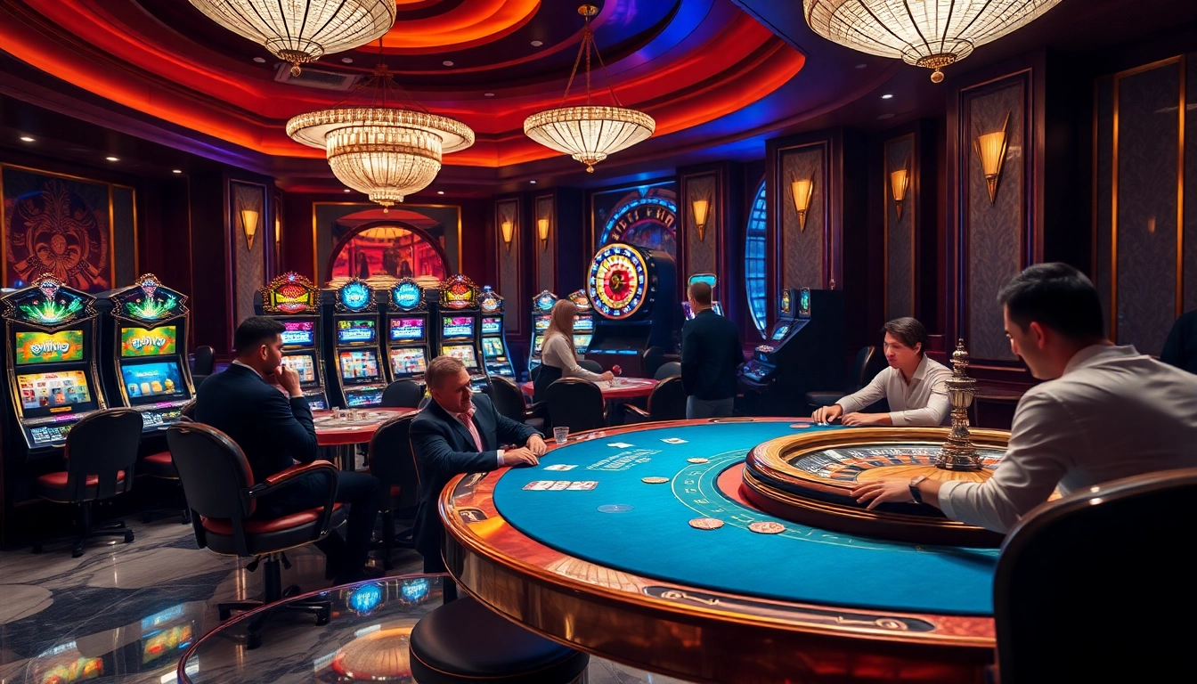 Ressentez l'excitation du casino en ligne argent réel avec du poker à enjeux élevés et des machines à sous vibrantes.