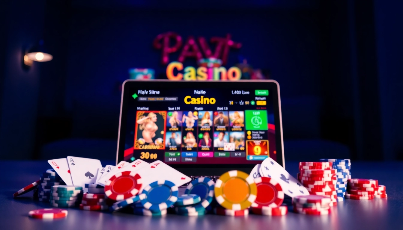 Engaging visual of Non Uk Casino 2025 with vibrant casino graphics and gaming elements.