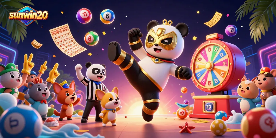 Engage with sunwin20's thrilling casino games featuring colorful lottery balls and dynamic action.