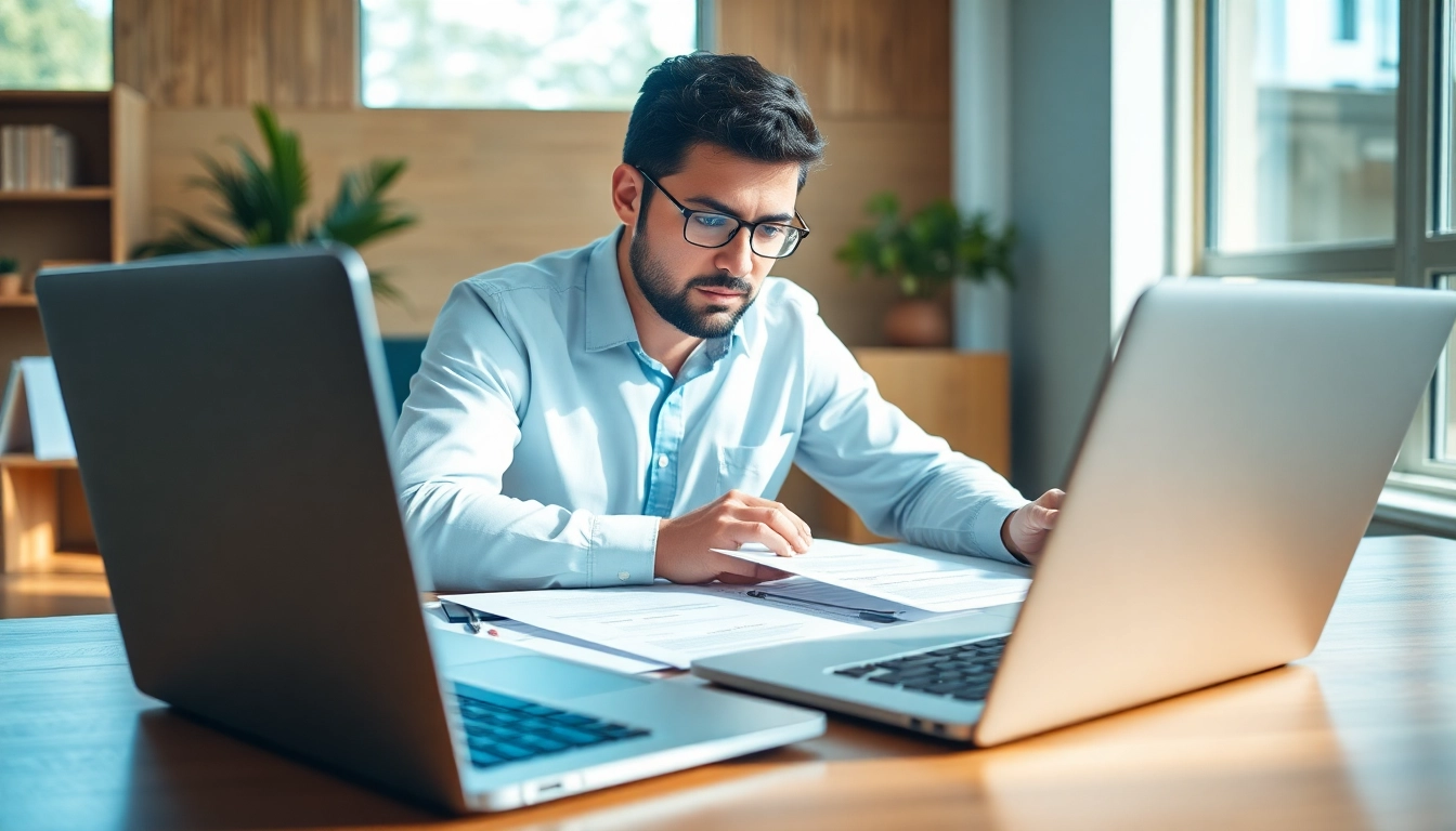 Explore options to get certified in a professional workspace with certification papers and a laptop.