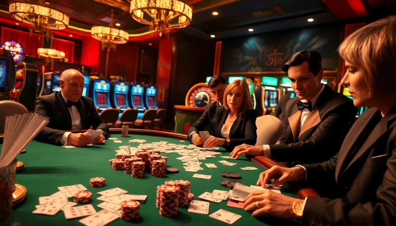 Experience the thrill of rebahin gambling with luxurious casino elements like poker chips and a roulette wheel.
