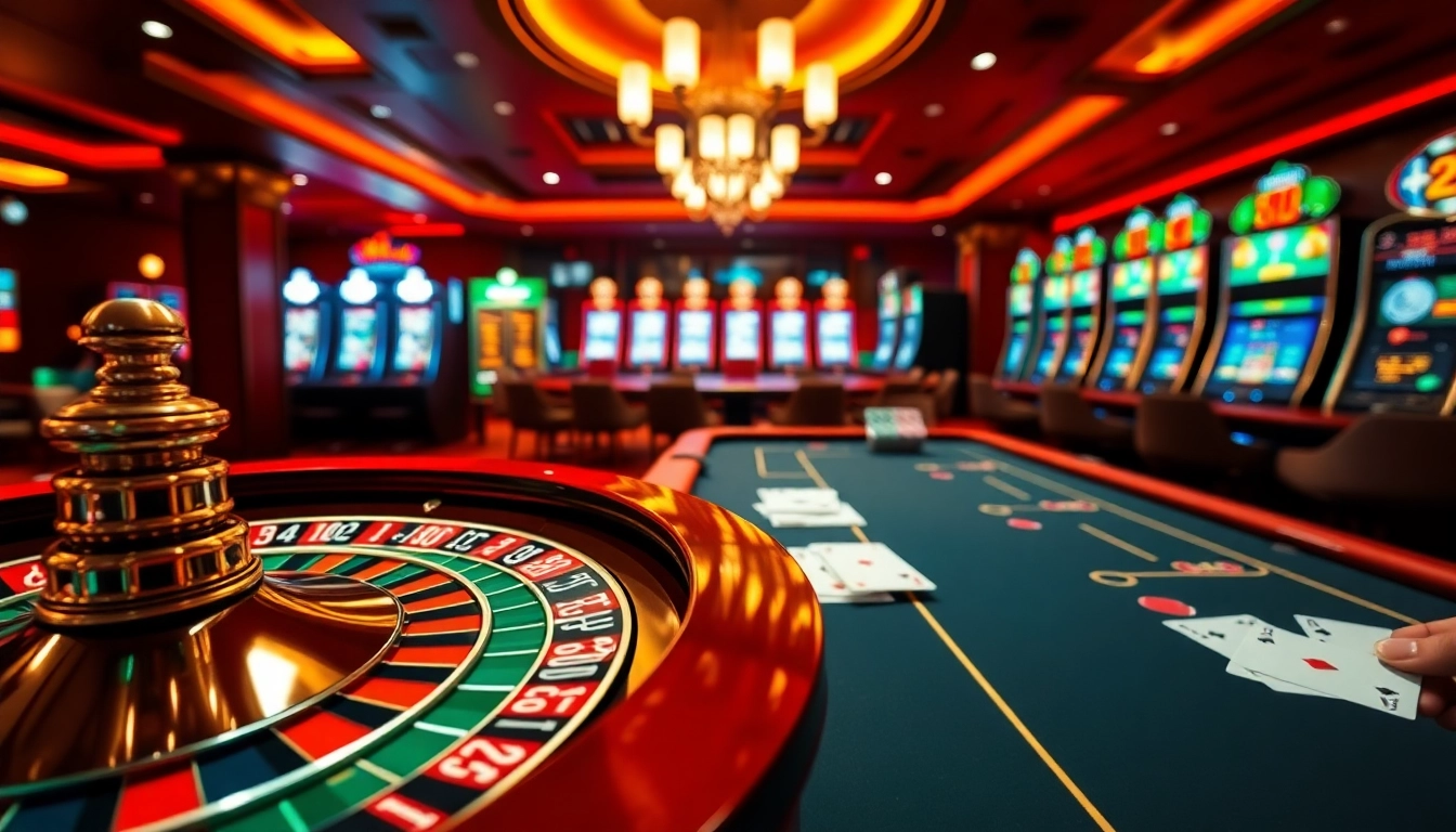 Découvrez l'excitation du casino en ligne argent réel avec des tables vibrantes et des machines à sous captivantes.