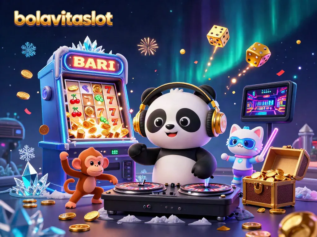 Spin to win with exciting scenes of bolavitaslot featuring vibrant characters and jackpot explosions.