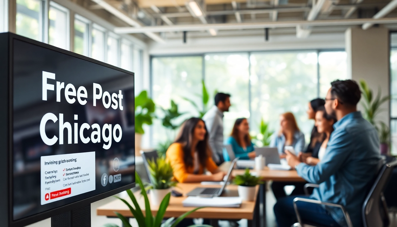 Enhance visibility with a free job post chicago in a collaborative work environment.