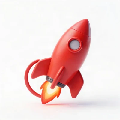 Burning Rocket