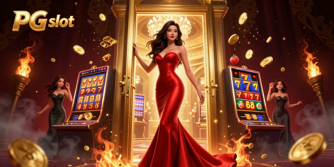 Experience the thrill of PG slot with vibrant winnings amid a luxurious casino ambiance.