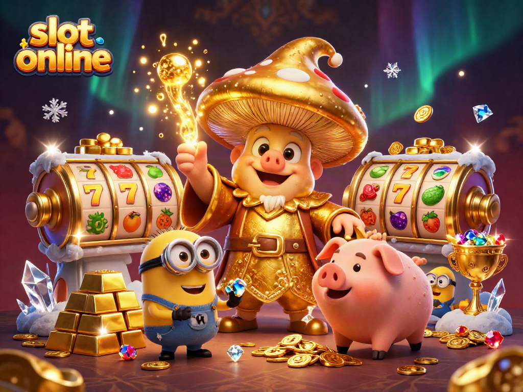 Spin the slot online reels with magical treasures from a golden wizard and his loyal pig.