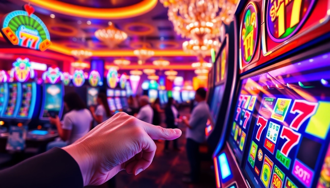 Menangkan jackpot dengan slot 777 dalam suasana kasino yang ceria dan bersemangat.
