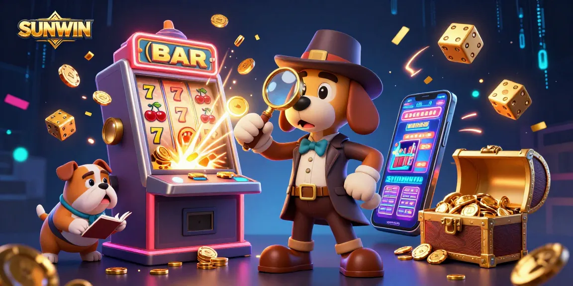 Engage with SUNWIN's thrilling gaming scene as a detective uncovers treasure clues amidst dynamic casino elements.