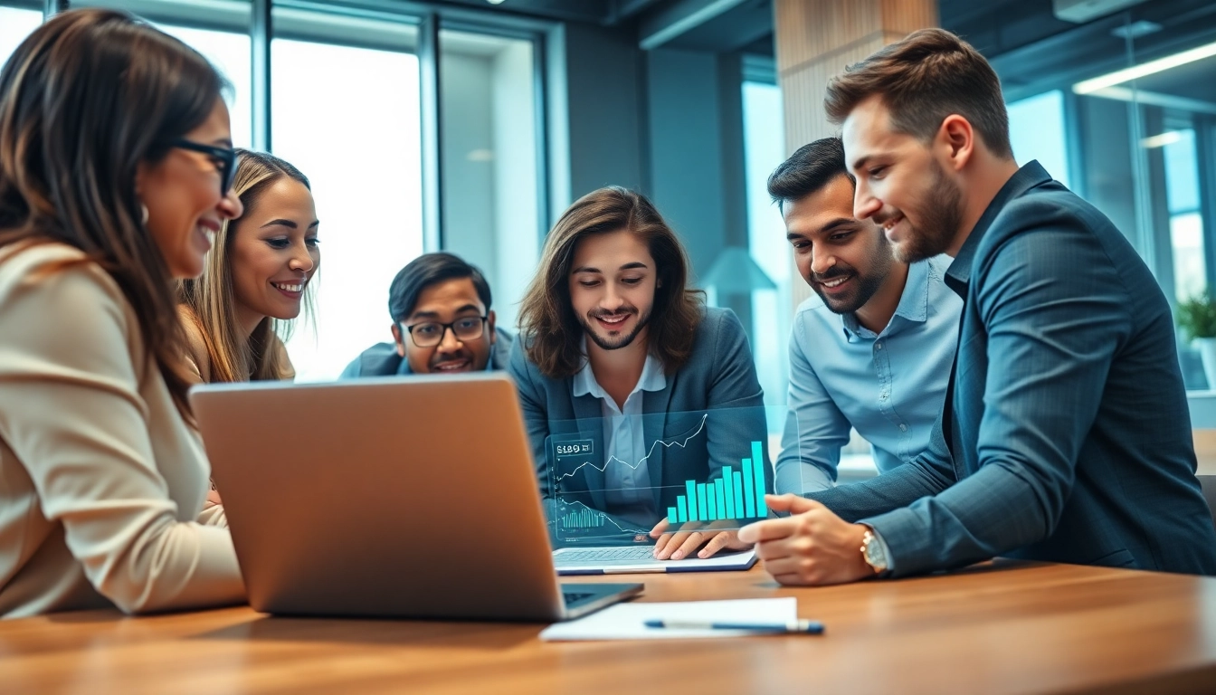 Analyze SEO performance insights during a professional digital marketing meeting.