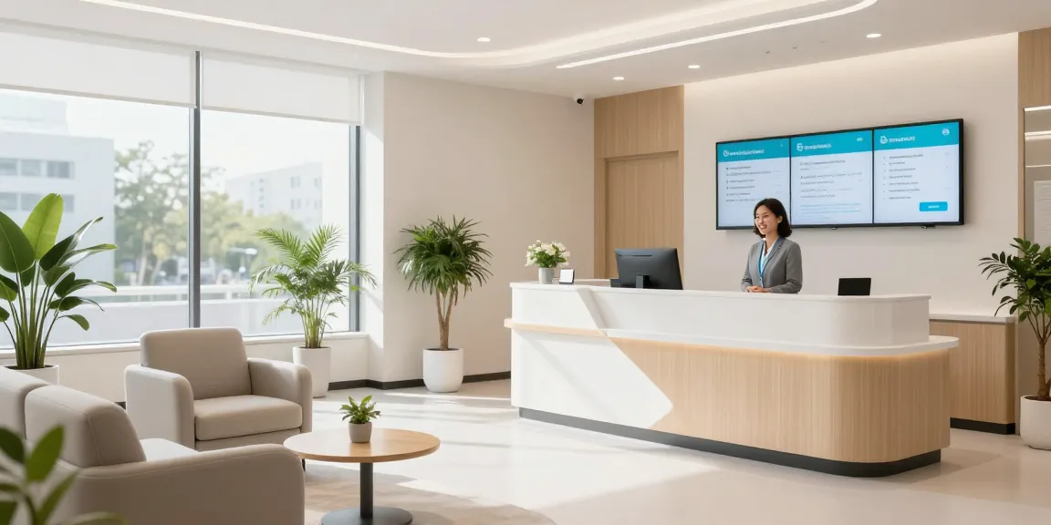 Vision insurance plans explained in a friendly clinic environment with patient care focus.