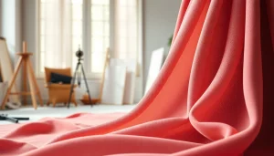 Punta di Roma stof exemplaart luxe en textuur in een stijlvolle ontwerpsetting.