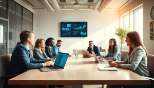 Tampa Business IT Partner collaborating in a modern office setting.