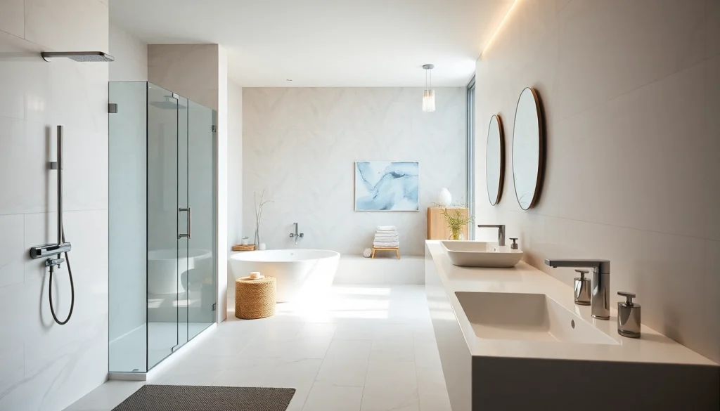 Innovative Badezimmerprodukte von sonni sanitär GmbH in einem stilvollen Ambiente präsentieren