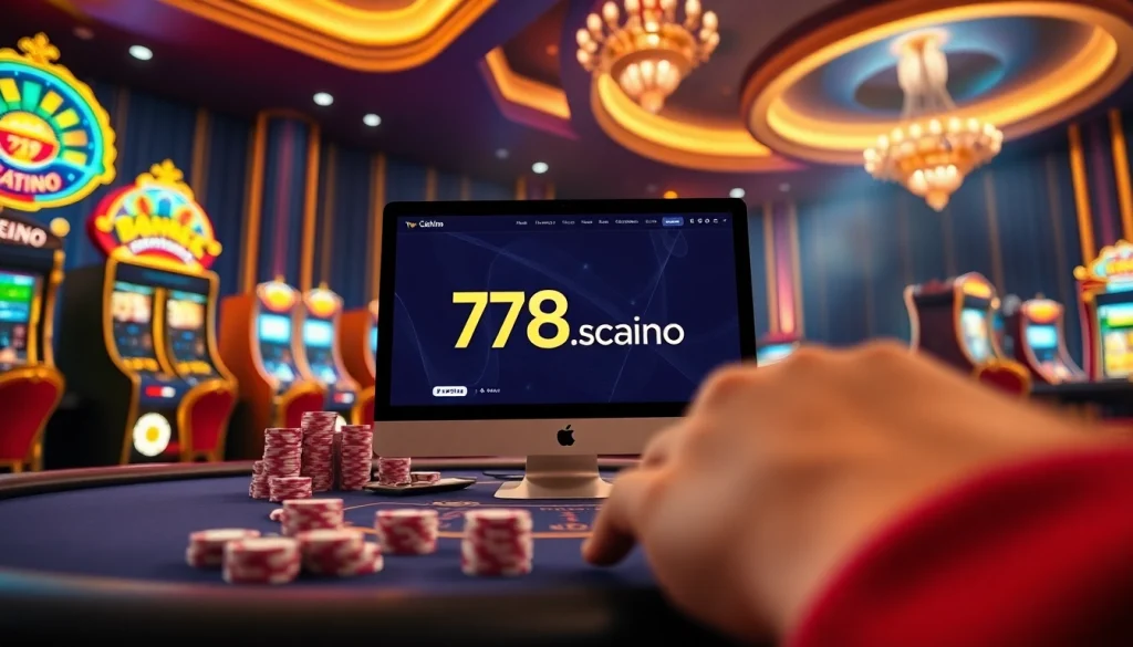 Experience the excitement of online gambling at https://78win.school/, featuring vibrant casino visuals and gaming action.