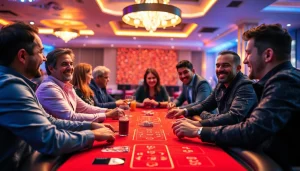 Jogue cassino online em uma mesa vibrante, vivenciando a emoção das apostas ao vivo.