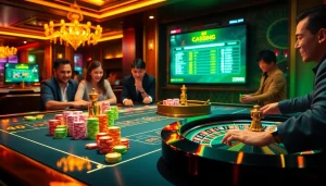 Experience the thrill of online gambling at https://23win.hiphop/ with vibrant casino visuals.