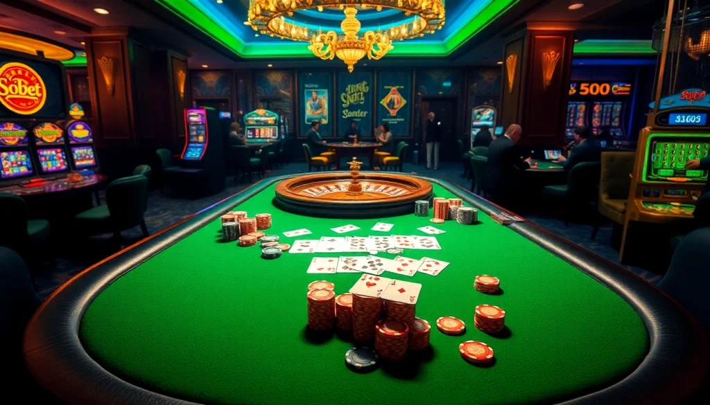 Experience sbobet excitement with vibrant poker games and luxurious casino elements