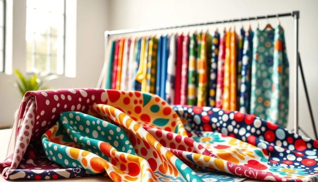 Tricot stof kopen van hoogwaardige kwaliteit met kleurrijke en unieke patronen.