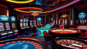 Engaging gamblers enjoying diverse games at Onicplay online casino.