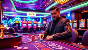 Engaging casino scene showcasing vibrant gambling elements from https://i9bett.cn.com/ with lively atmosphere and excitement.
