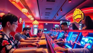 Lối chơi đầy kịch tính tại Saowin Club, cho thấy người chơi đang tham gia các hoạt động cá cược trực tuyến.