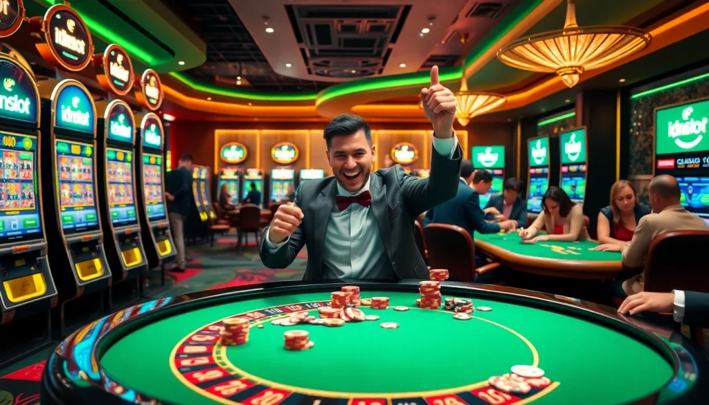 Celebrate big wins at idnslot with exciting casino games and vibrant slot machines.