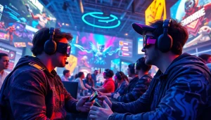 Highlighting the best upcoming games 2026 with gamers engaged in vibrant gaming visuals.