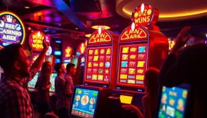 Menangkan permainan slot deposit 1k sambil merayakan keberuntungan di lingkungan kasino yang meriah.