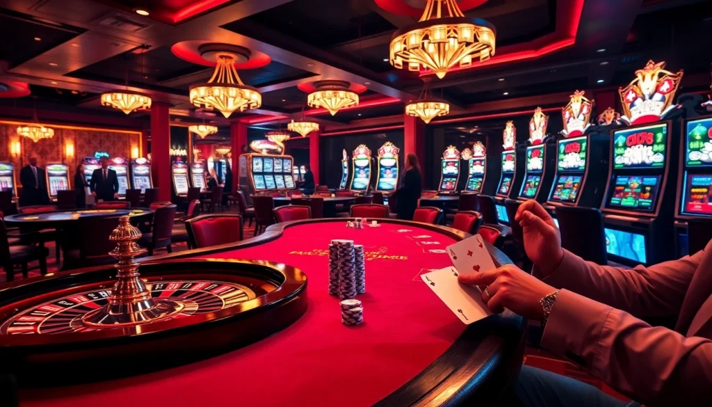 Vivez l'excitation des jeux d'argent réel dans une atmosphère vibrante de casino en ligne argent réel.