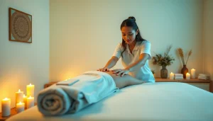편안한 가정 환경에서 수원출장마사지를 제공하는 전문 치료사.